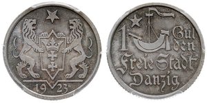 1 Гульден Gdansk (1920-1939) Срібло 