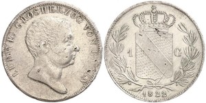 1 Гульден Велике герцогство Баден (1806-1918) Срібло 
