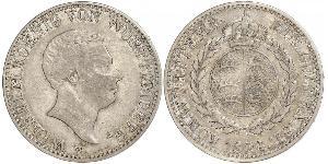 1 Гульден Королівство Вюртемберг Срібло William I of Württemberg