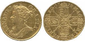 1 Гінея Королівство Англія (927-1649,1660-1707) Золото Анна Стюарт(1665-1714)