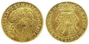 1 Гінея Королівство Англія (927-1649,1660-1707) Золото Вільгельм III (1650-1702)