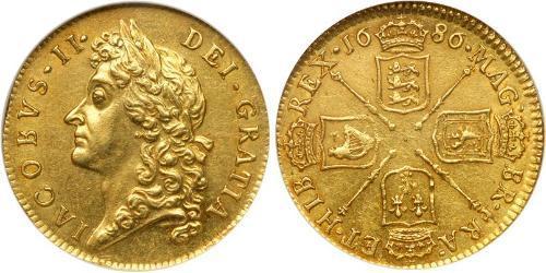 1 Гінея Королівство Англія (927-1649,1660-1707) Золото Яків II (1633-1701)