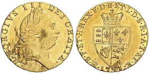 1 Гінея Королівство Великобританія (1707-1801) Золото Георг III (1738-1820)