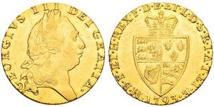 1 Гінея Королівство Великобританія (1707-1801) Золото Георг III (1738-1820)