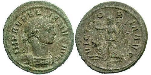 1 Денарий Римская империя (27BC-395) Бронза Аврелиан (215-275)