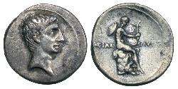 1 Денарий Римская империя (27BC-395) Серебро Октавиан Август (63BC- 14) 