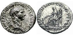 1 Денарий Римская империя (27BC-395) Серебро Траян (53-117)
