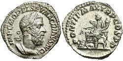 1 Денарий Римская империя (27BC-395) Серебро Макрин (165-218)