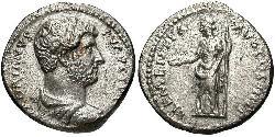 1 Денарий Римская империя (27BC-395) Серебро Адриан (76 - 138) 