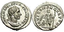 1 Денарий Римская империя (27BC-395) Серебро Макрин (165-218)