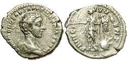 1 Денарий Римская империя (27BC-395) Серебро Коммод (161-192)
