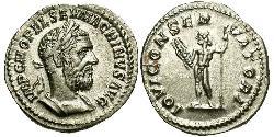 1 Денарий Римская империя (27BC-395) Серебро Макрин (165-218)