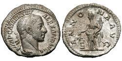 1 Денарий Римская империя (27BC-395) Серебро Александр Север (208-235)