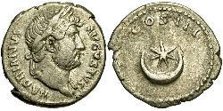 1 Денарий Римская империя (27BC-395) Серебро Адриан (76 - 138) 