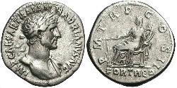 1 Денарий Римская империя (27BC-395) Серебро Адриан (76 - 138) 