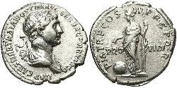 1 Денарий Римская империя (27BC-395) Серебро Траян (53-117)