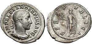 1 Денарий Римская империя (27BC-395) Серебро Александр Север (208-235)