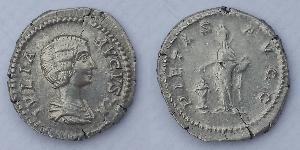 1 Денарий Римская империя (27BC-395) Серебро Юлия Домна (?-217)