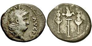 1 Денарий Римская империя (27BC-395) Серебро Нерон (37- 68)