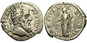 1 Денарий Римская империя (27BC-395) Серебро Пертинакс (126-193)