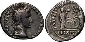 1 Денарий Римская империя (27BC-395) Серебро Октавиан Август (63BC- 14) 