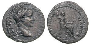 1 Денарий Римская империя (27BC-395) Серебро Тиберий Клавдий Нерон (42 BC-37)
