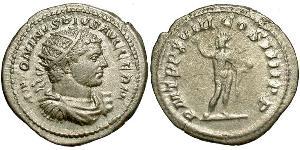 1 Денарий Римская империя (27BC-395) Серебро Каракалла (188-217)