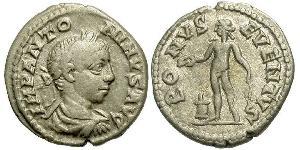 1 Денарий Римская империя (27BC-395) Серебро Гелиогабал (203-222)
