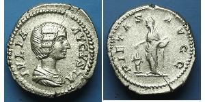 1 Денарий Римская империя (27BC-395) Серебро Юлия Домна (?-217)
