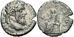1 Денарий Римская империя (27BC-395) Серебро Пертинакс (126-193)