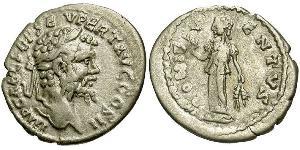 1 Денарий Римская империя (27BC-395) Серебро Септимий Север (145- 211)