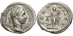 1 Денарий Римская империя (27BC-395) Серебро Александр Север (208-235)