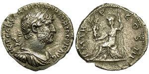 1 Денарий Римская империя (27BC-395) Серебро Адриан (76 - 138) 