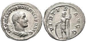 1 Денарий Римская империя (27BC-395) Серебро Гордиан II (192-238)