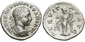 1 Денарий Римская империя (27BC-395) Серебро Александр Север (208-235)