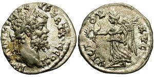 1 Денарий Римская империя (27BC-395) Серебро Септимий Север (145- 211)