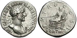 1 Денарий Римская империя (27BC-395) Серебро Адриан (76 - 138) 