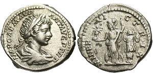 1 Денарий Римская империя (27BC-395) Серебро Каракалла (188-217)