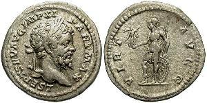 1 Денарий Римская империя (27BC-395) Серебро Септимий Север (145- 211)