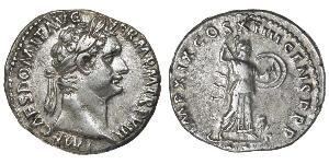 1 Денарий Римская империя (27BC-395) Серебро Домициан (51-96)