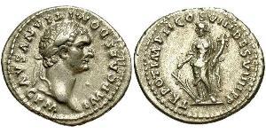 1 Денарий Римская империя (27BC-395) Серебро Домициан (51-96)