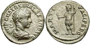 1 Денарий Римская империя (27BC-395) Серебро Александр Север (208-235)