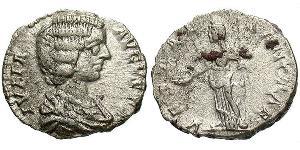 1 Денарий Римская империя (27BC-395) Серебро Юлия Домна (?-217)