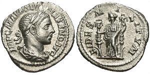 1 Денарий Римская империя (27BC-395) Серебро Александр Север (208-235)
