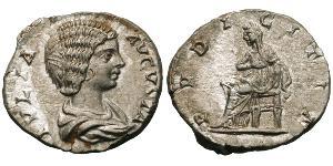1 Денарий Римская империя (27BC-395) Серебро Юлия Домна (?-217)