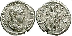 1 Денарий Римская империя (27BC-395) Серебро Александр Север (208-235)