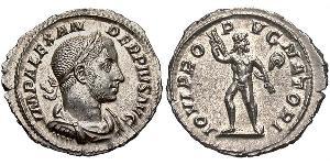 1 Денарий Римская империя (27BC-395) Серебро Александр Север (208-235)