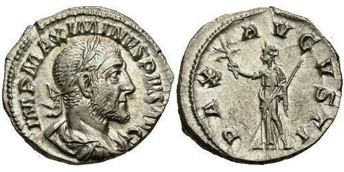 1 Денарий Римская империя (27BC-395) Серебро Максимин I (173-238)
