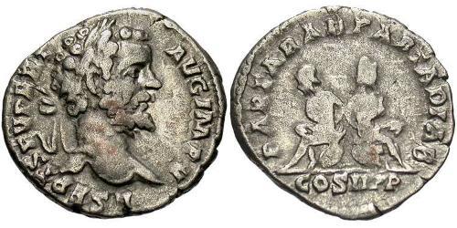 1 Денарий Римская империя (27BC-395) Серебро Септимий Север (145- 211)