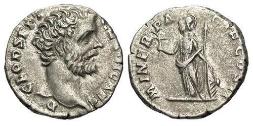 1 Денарий Римская империя (27BC-395) Серебро Клодий Альбин (150-197)